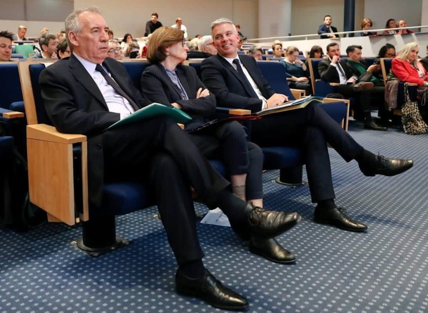 JC Combe et F Bayrou JC Combe et F Bayrou