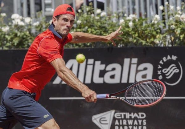 guillermo garcia lopez beats marin cilic 2015 rome masters open