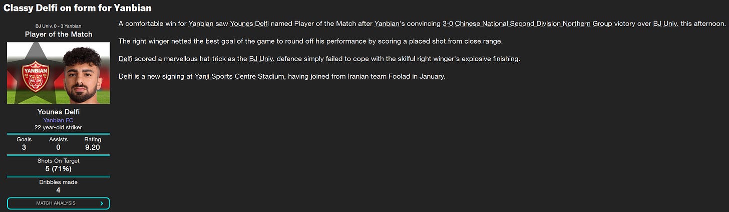 Football Manager 2023 Younes Delfi