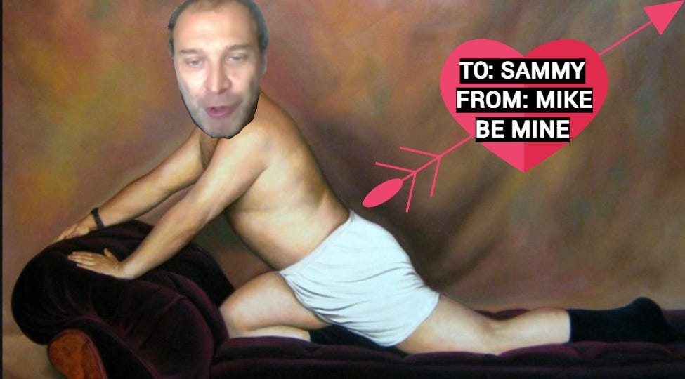 BE MINE SAMMY MCCORD! BE MINE SAMMY MCCORD!