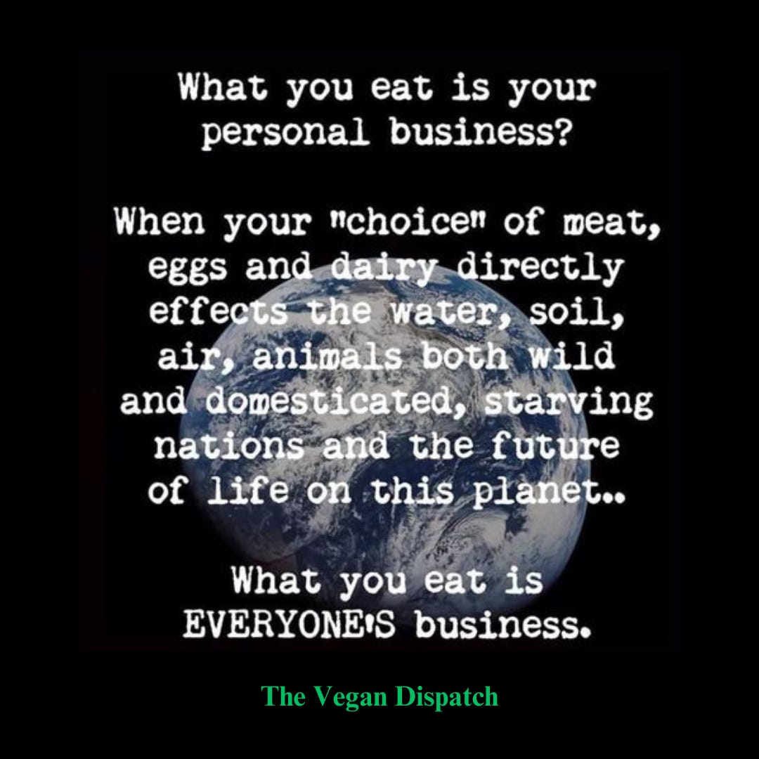 What you eat is your personal business?