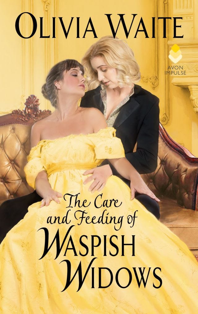 Book cover: The Care and Feeding of Waspish Widows by Olivia Waite