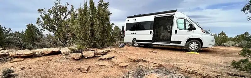 Photo of camping at Gooseberry Mesa