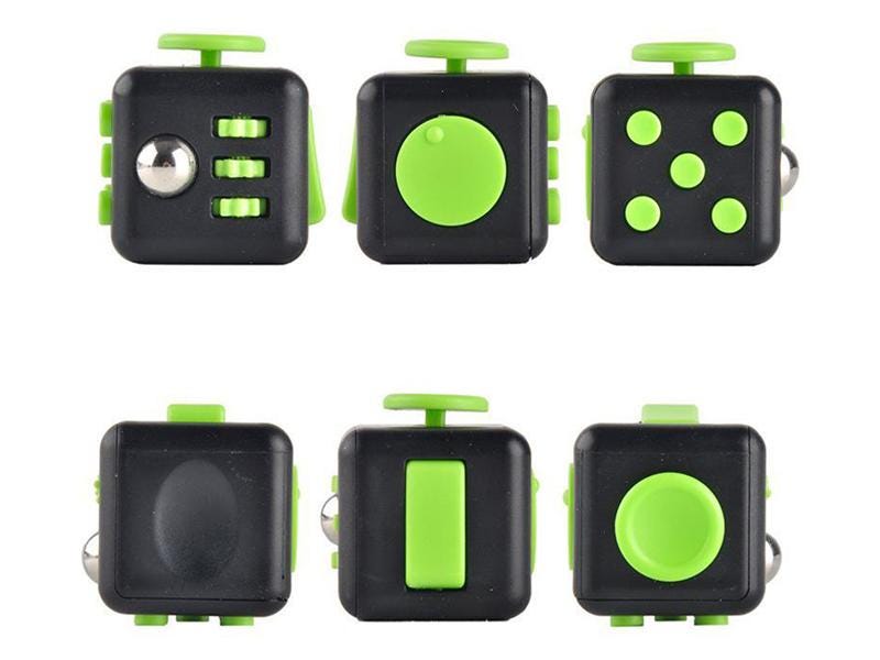 fidget cube green add stress