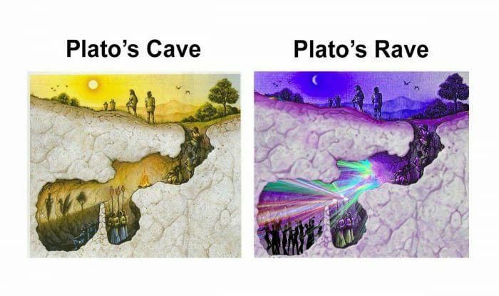 Wouldn’t that make it a Rave Cave? | Plato's Allegory Of The Cave | Know Your Meme