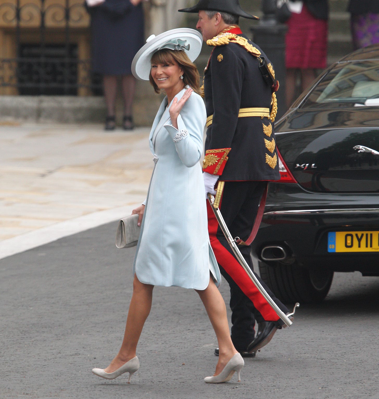 Carole Middleton at the royal wedding 2011