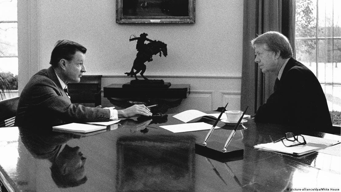 Zbigniew Brzezinski und Jimmy Carter