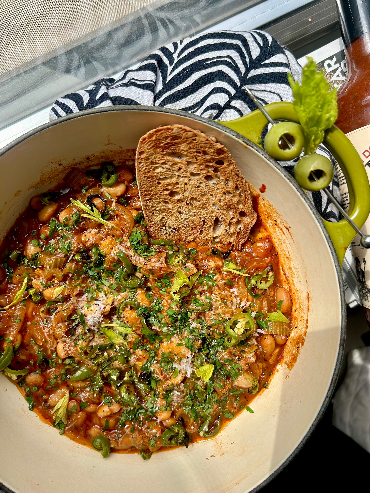 Bloody Mary beans