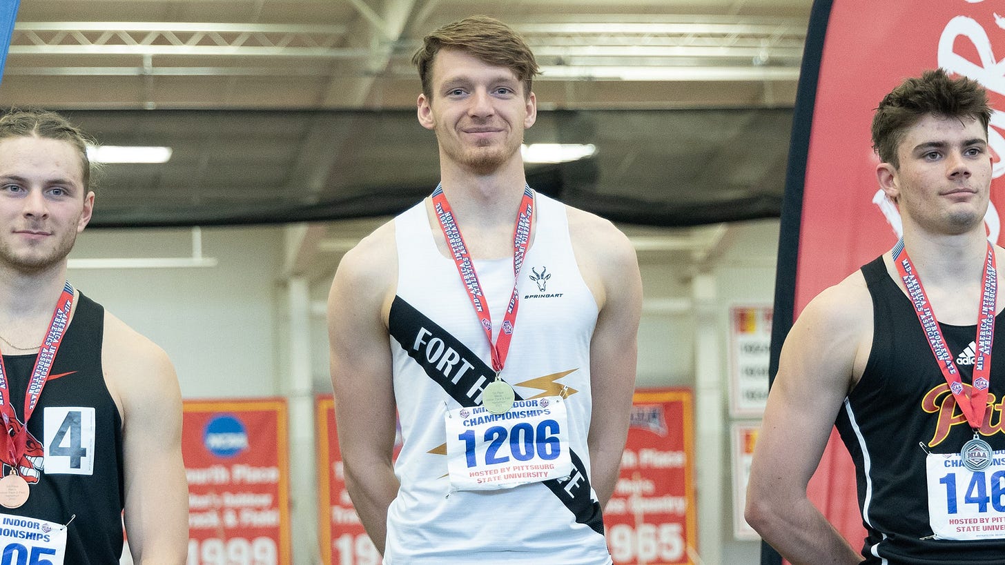 Nolan Churchman MIAA Champion 2023 Heptathlon