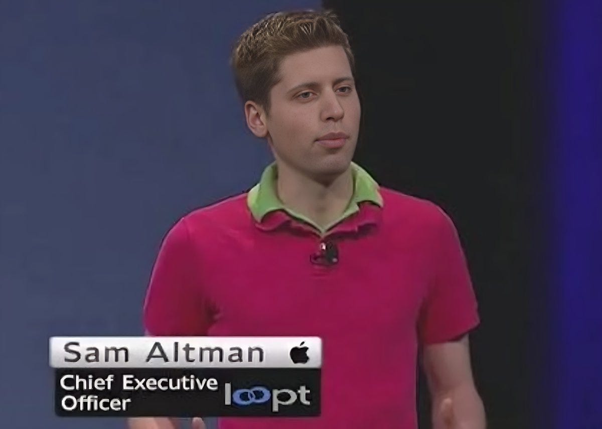 LIZARD ✶ on X: "Lord, give me the confidence that you gave Sam Altman when  he popped the double collar at Apple's WWDC in 2008.  https://t.co/p96IVqR5ru" / X