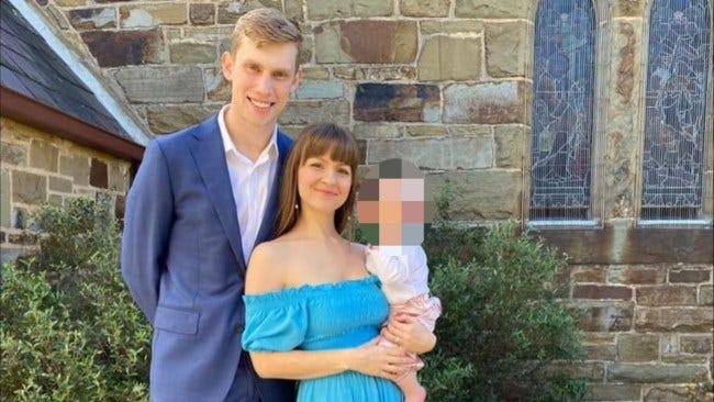 A young Sydney mum’s life has been turned upside down after her fit and healthy husband, 26-year-old Phillip Davies, went on a Boxing Day run and never came home. Picture: Facebook.