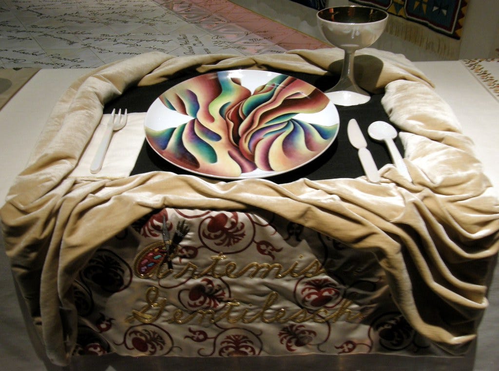 The Dinner Party: Artemisia Gentileschi | Judy Chicago 1974-… | Flickr