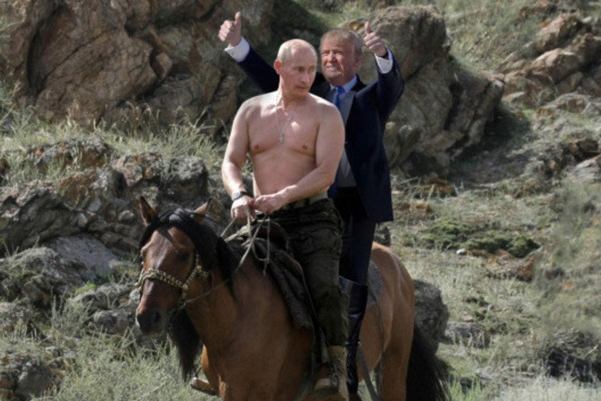 Putin Invites Trump To Moscow For Season Two Of '50 Shades Of Pee ...