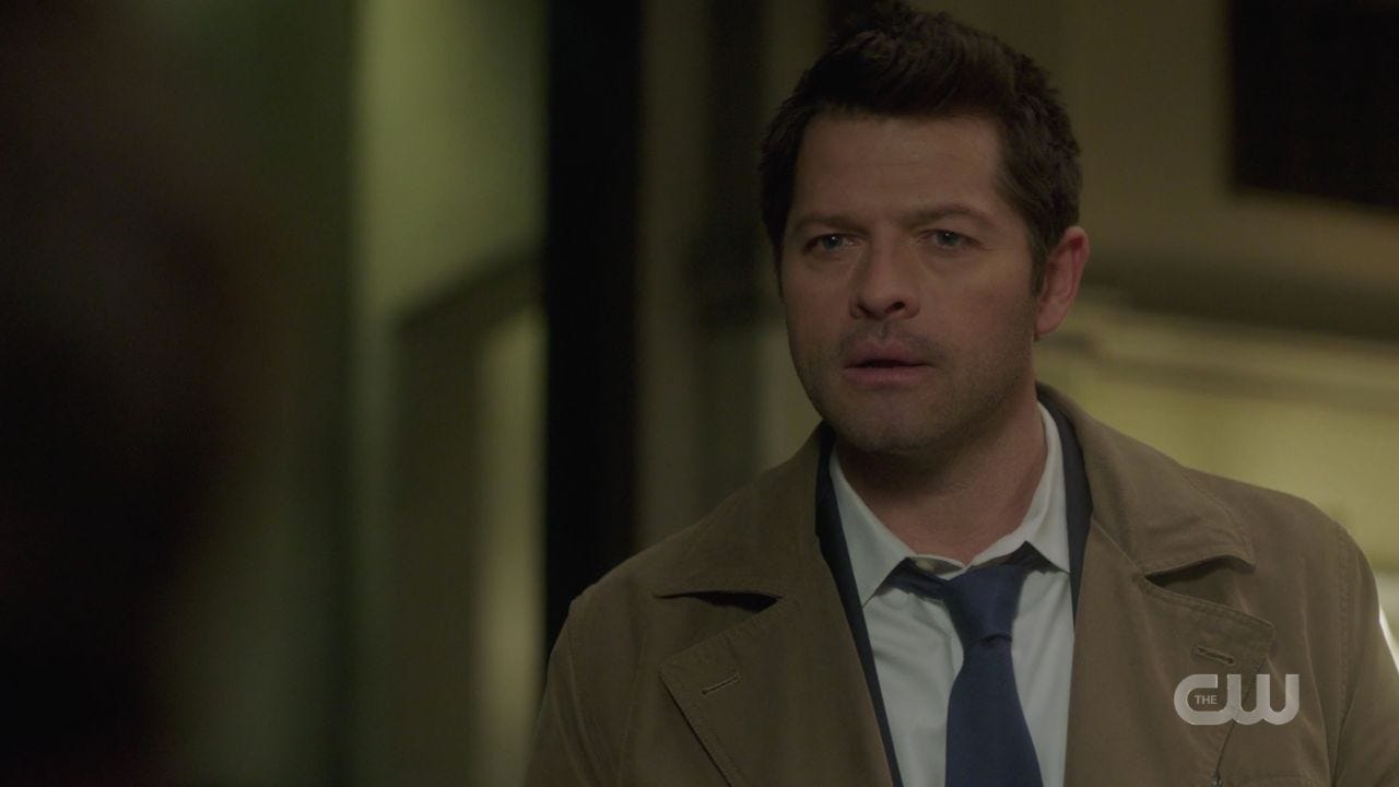 Castiel upset that Jack is in Malak box Supernaturlal 14.19