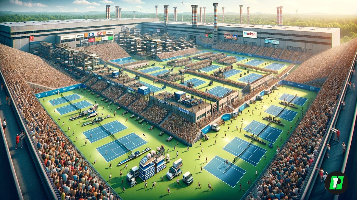 industrialization of tennis 
