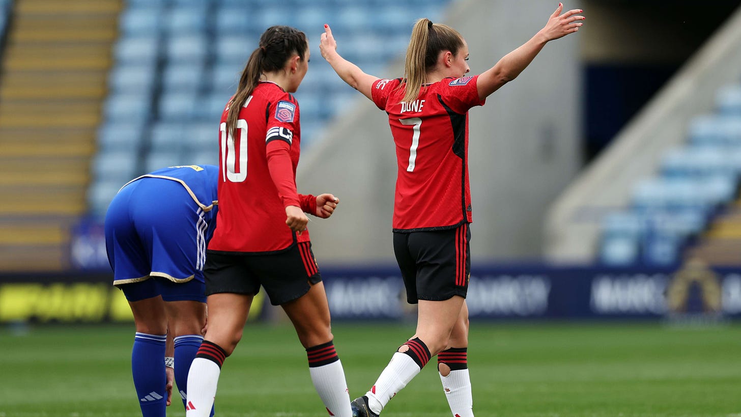 Ella Toone supplies the magic! Man Utd star comes off bench to score  screamer and secure WSL win over Leicester | Goal.com UK