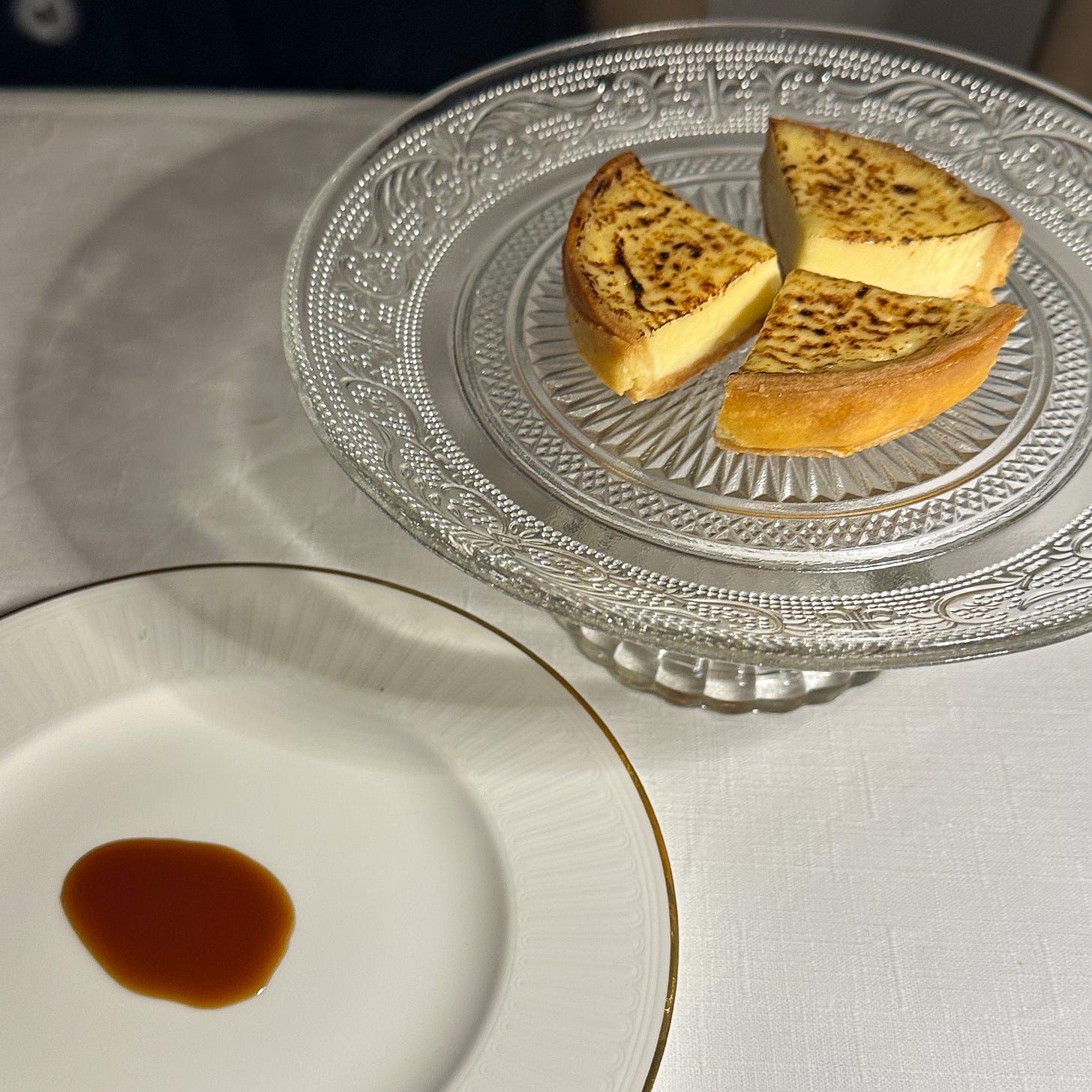 parmesan tart at Amalia restaurant in Paris