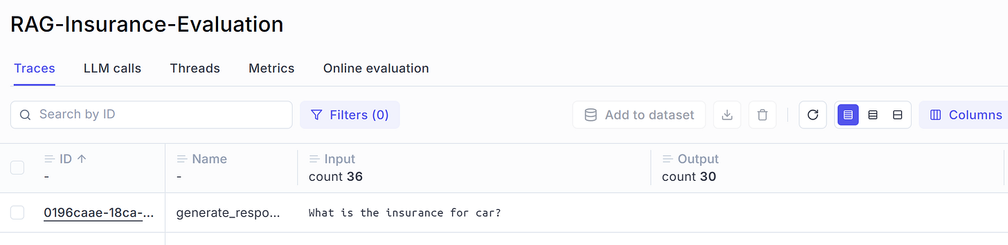 RAG Evaluation Monitoring and Logging with Opik