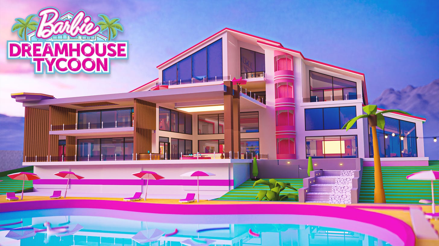 Mattel and Gamefam Unveil Barbie DreamHouse Tycoon on Roblox