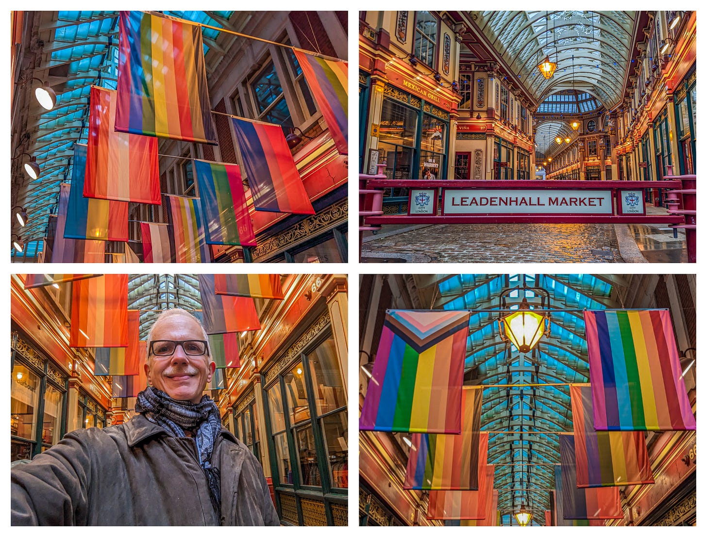 A composite of pride images