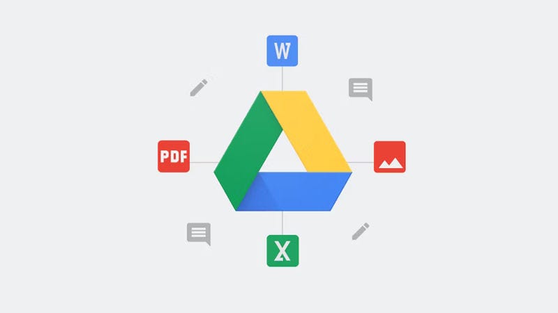 The Google Drive logo