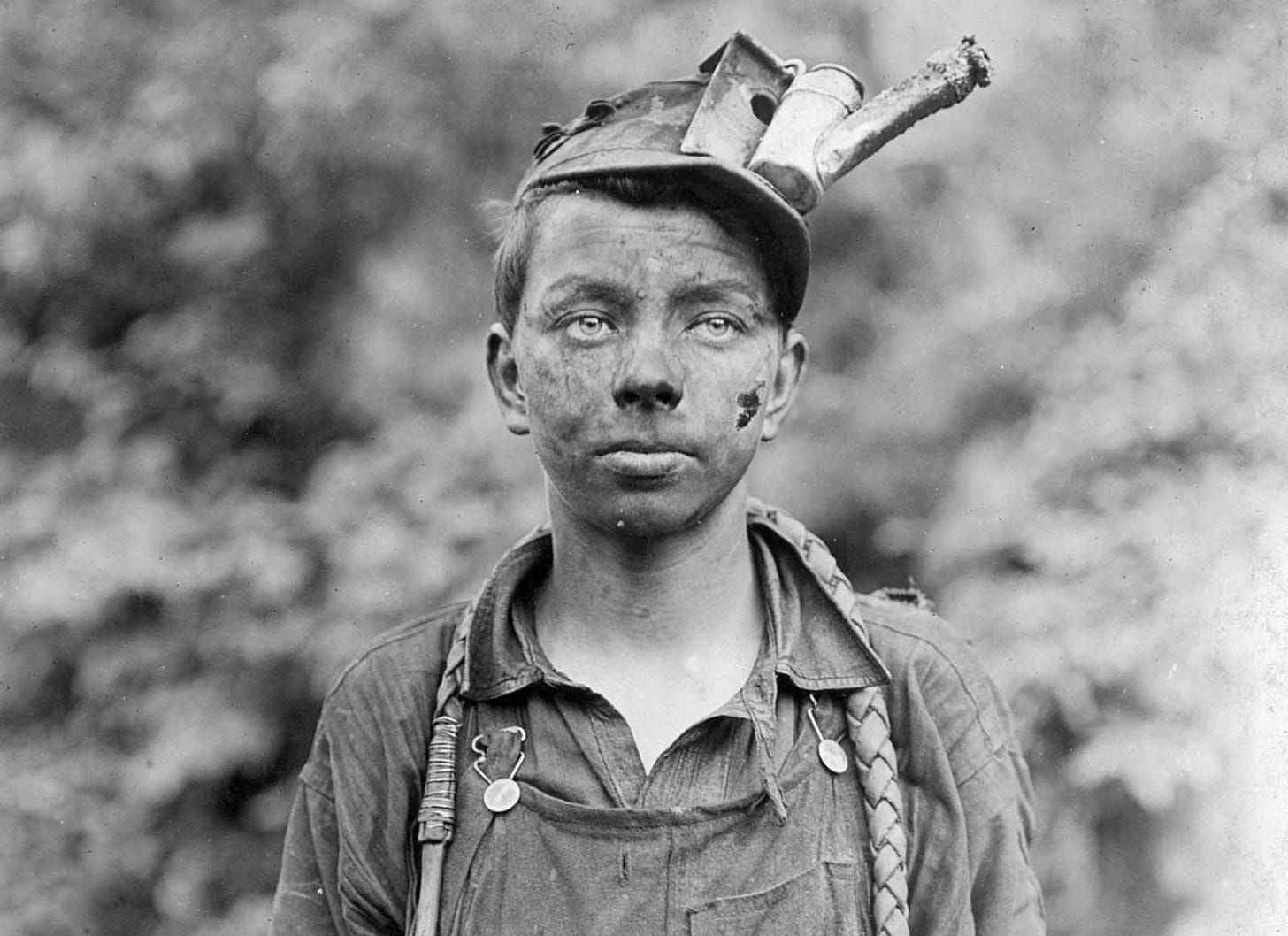young mine worker