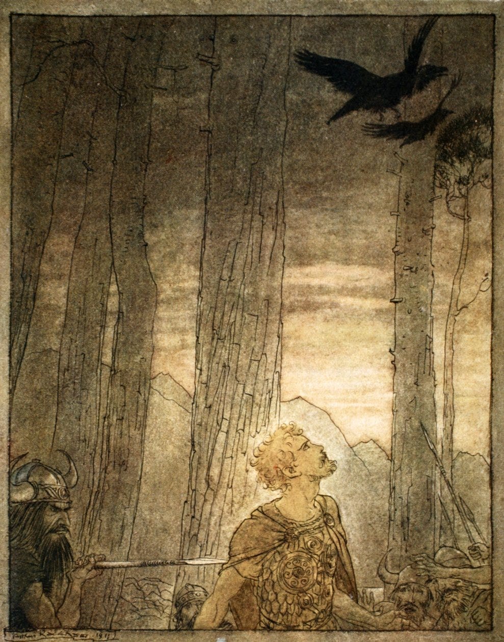 'Siegfried's death', 1924.