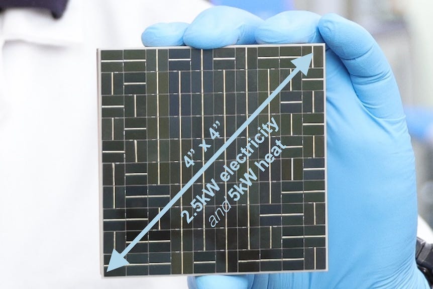 A high-efficiency solar module used by RayGen