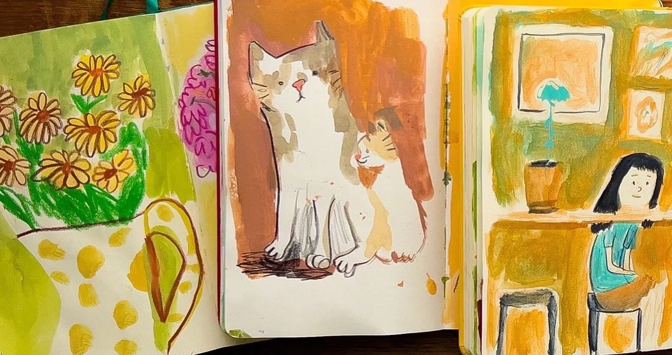 sketchbook illustrations by Beth Spencer