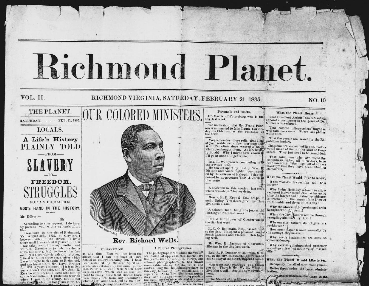 The Richmond planet