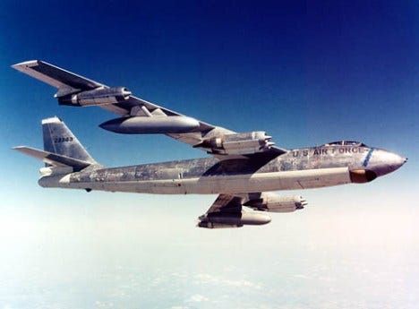 B-47 - primary Strategic Air Command Bomber in the 1950's