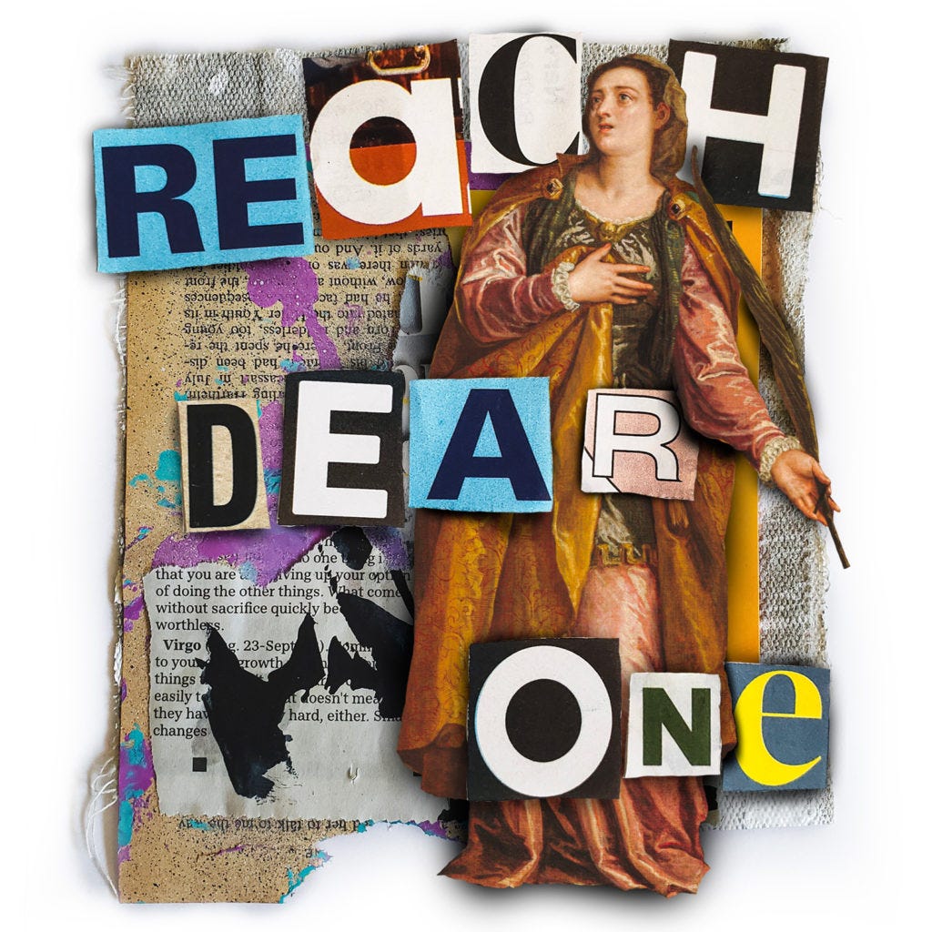 reach, original art by Duane Toops