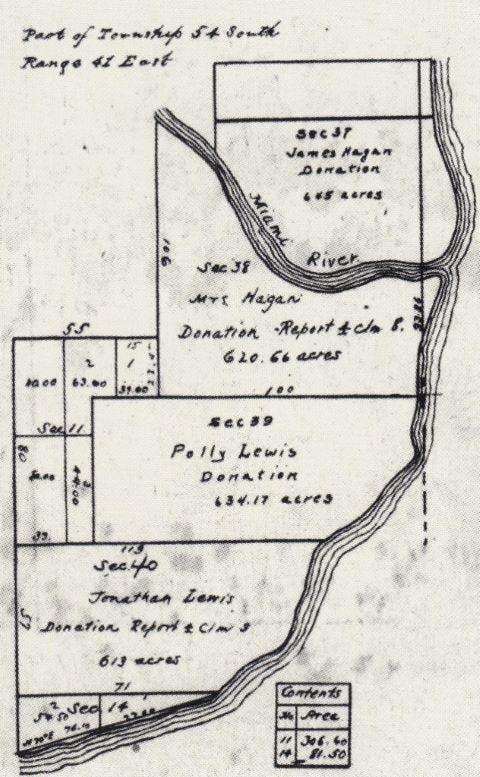 Figure 1: Map of Lewis Donations