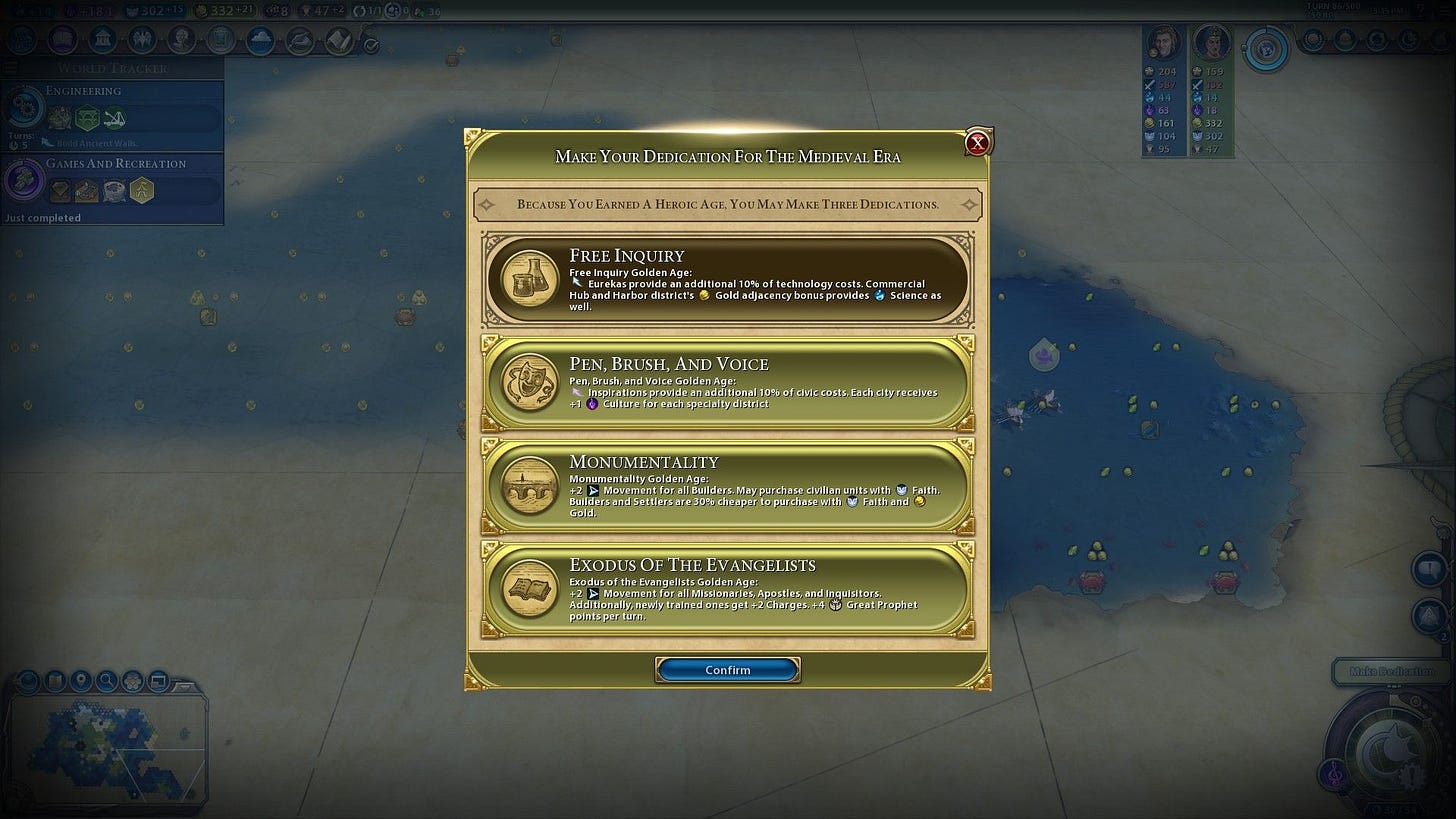 How To Get A Golden Age In Civilization 6