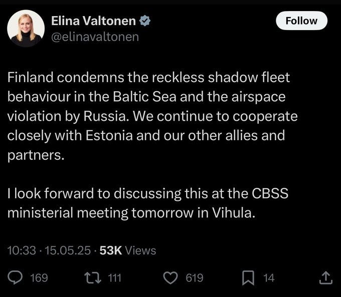 Финляндия осуждает безрассудное поведение теневого Финляндия осуждает безрассудное поведение теневого