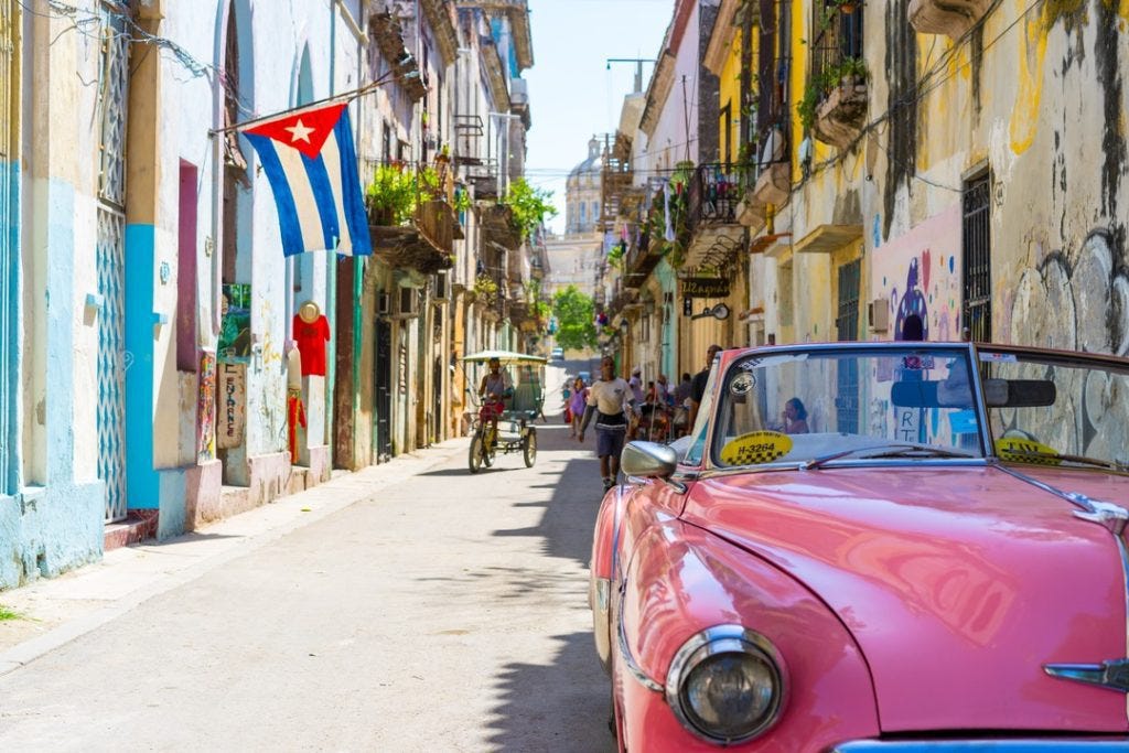 Cheap Caribbean vacations can be found in Havana, Cuba. They have such beautiful streets.