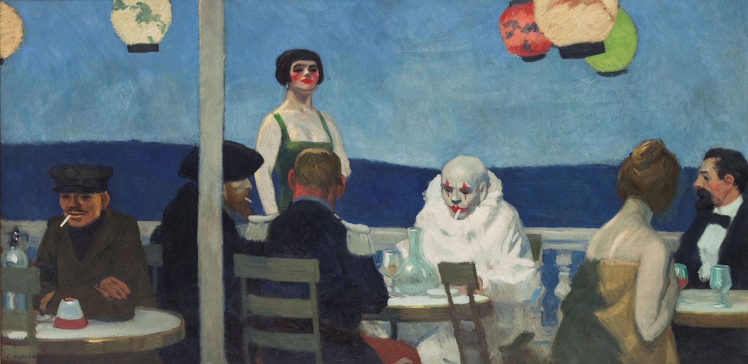 Soir Bleu - Edward Hopper - 1914