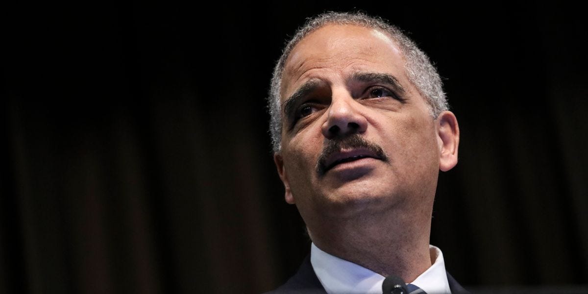 Former Attorney General Eric Holder