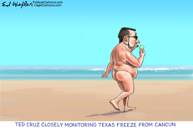 Ted Cruz escapes to cancun when there is a disaster