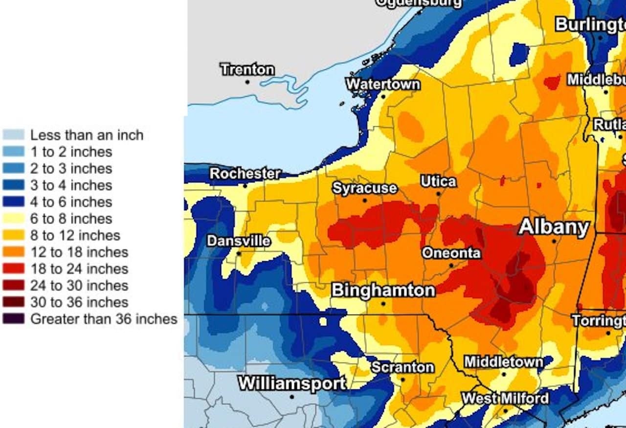 NOR'EASTER UPDATES: Snowfall rates picking up across Finger Lakes (full coverage)