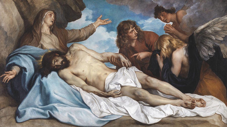 The Lamentation over the Dead Christ, 1635 by Anthony Van Dyck