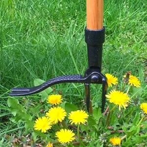 Grampa's Weeder - The Original Stand Up Weed Puller Tool with Long Handle -  Made with Real Bamboo & 4-Claw Steel Head Design - Easily Remove Weeds ...