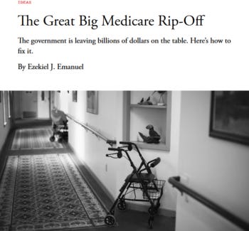 Atlantic: The Great Big Medicare Rip-Off