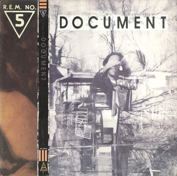 Cover art for Document by R.E.M.