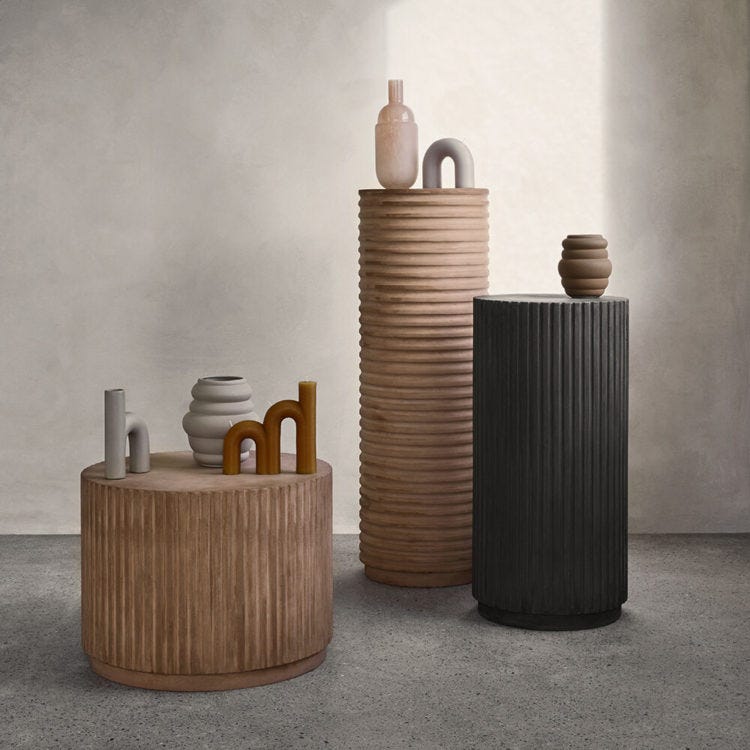 rillo side tables by broste copenhagen via amara