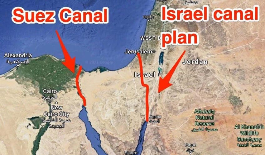 Israel's goal to open Ben Gurion Canal: Sources