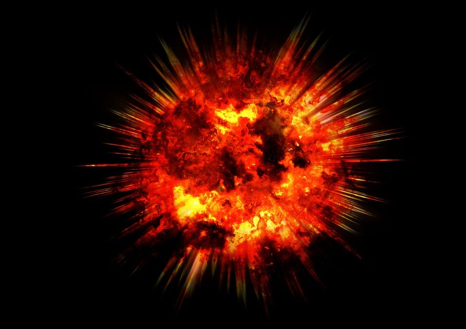 Free Fireball Explosion illustration and picture