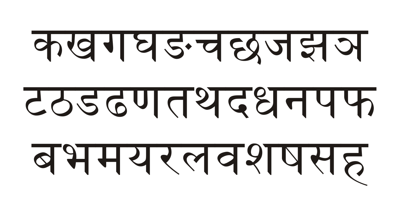 File:Devanagari consonants.svg - Wikimedia Commons