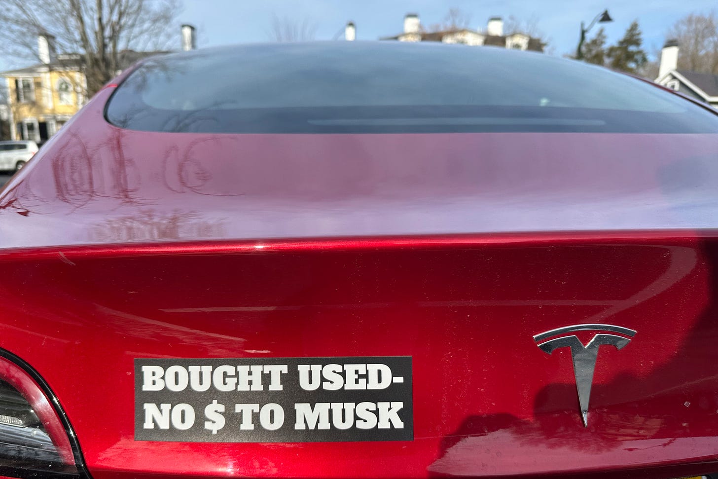 Even more anti Elon Musk car stickers