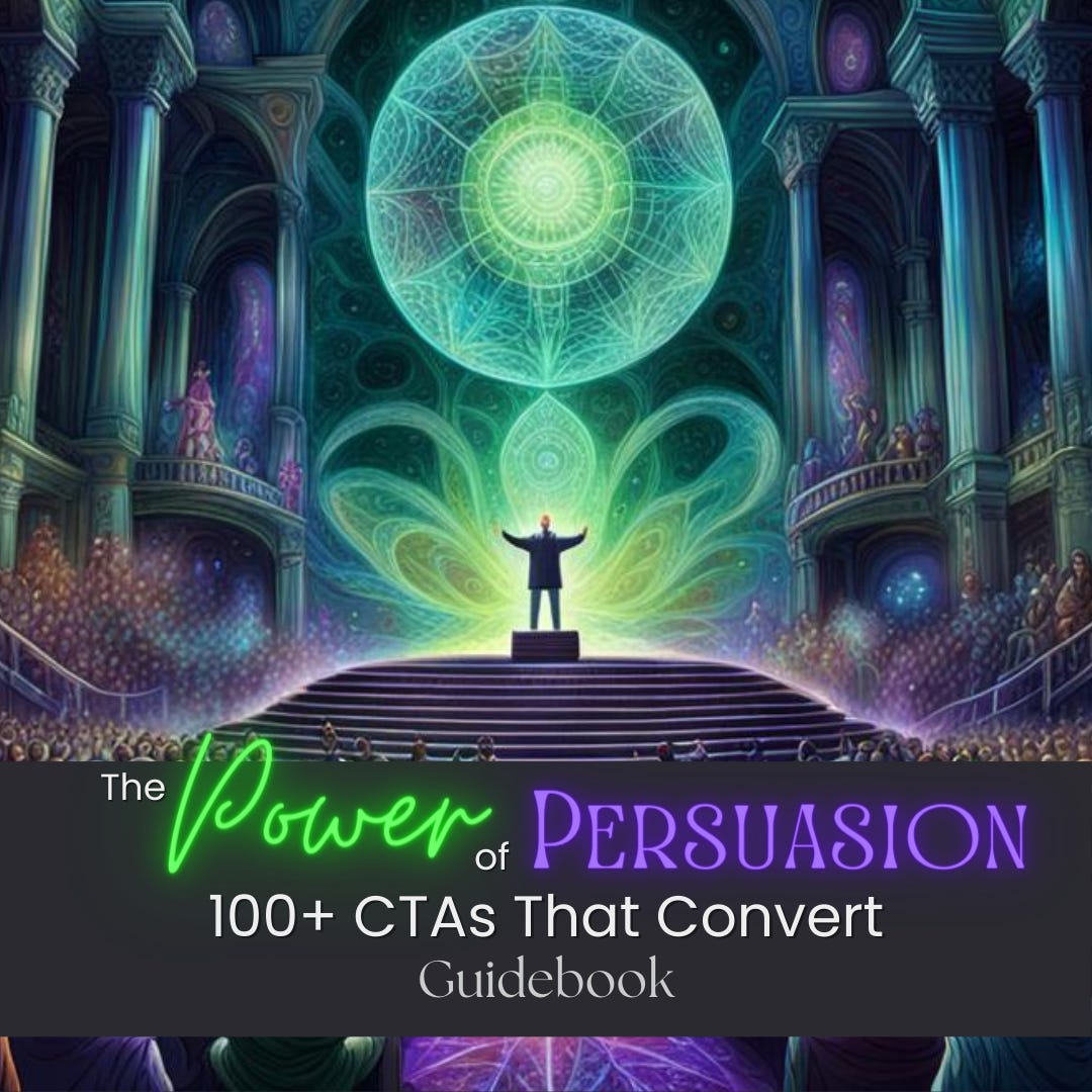 Generated with the assistance of Night Café AI and Canva exclusively for Cheryl Evans, Business Witch Academy, “The Power of Persuasion: 100+ CTAs That Convert” course.